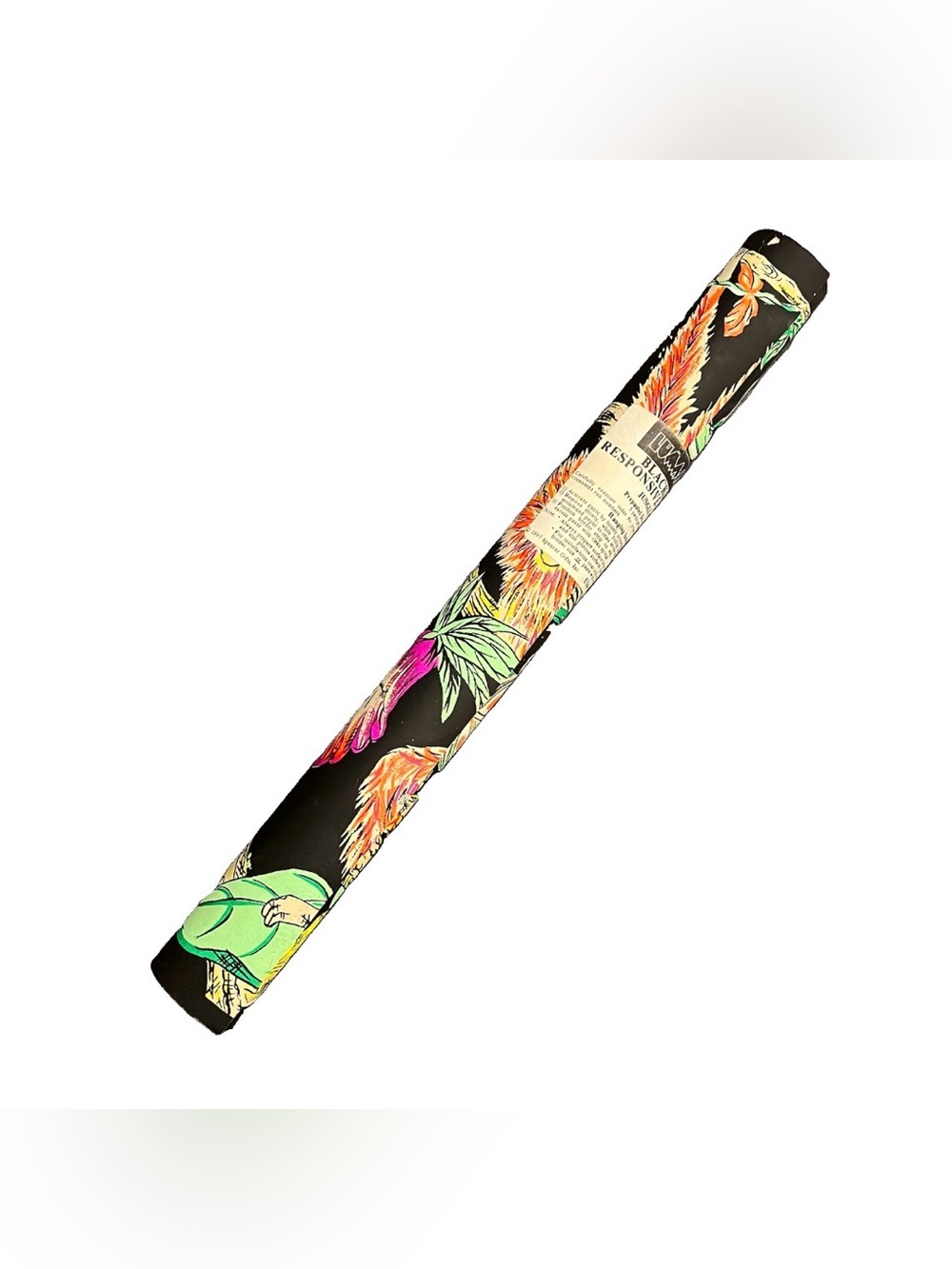 Vtg 1997 Spencer Gifts Lumaseries Blacklight Responsive Wallpaper Jungle Border